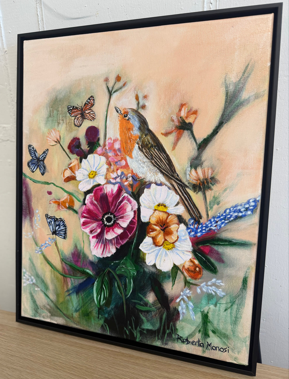 Blush of Spring inkl. Schattenfugenrahmen