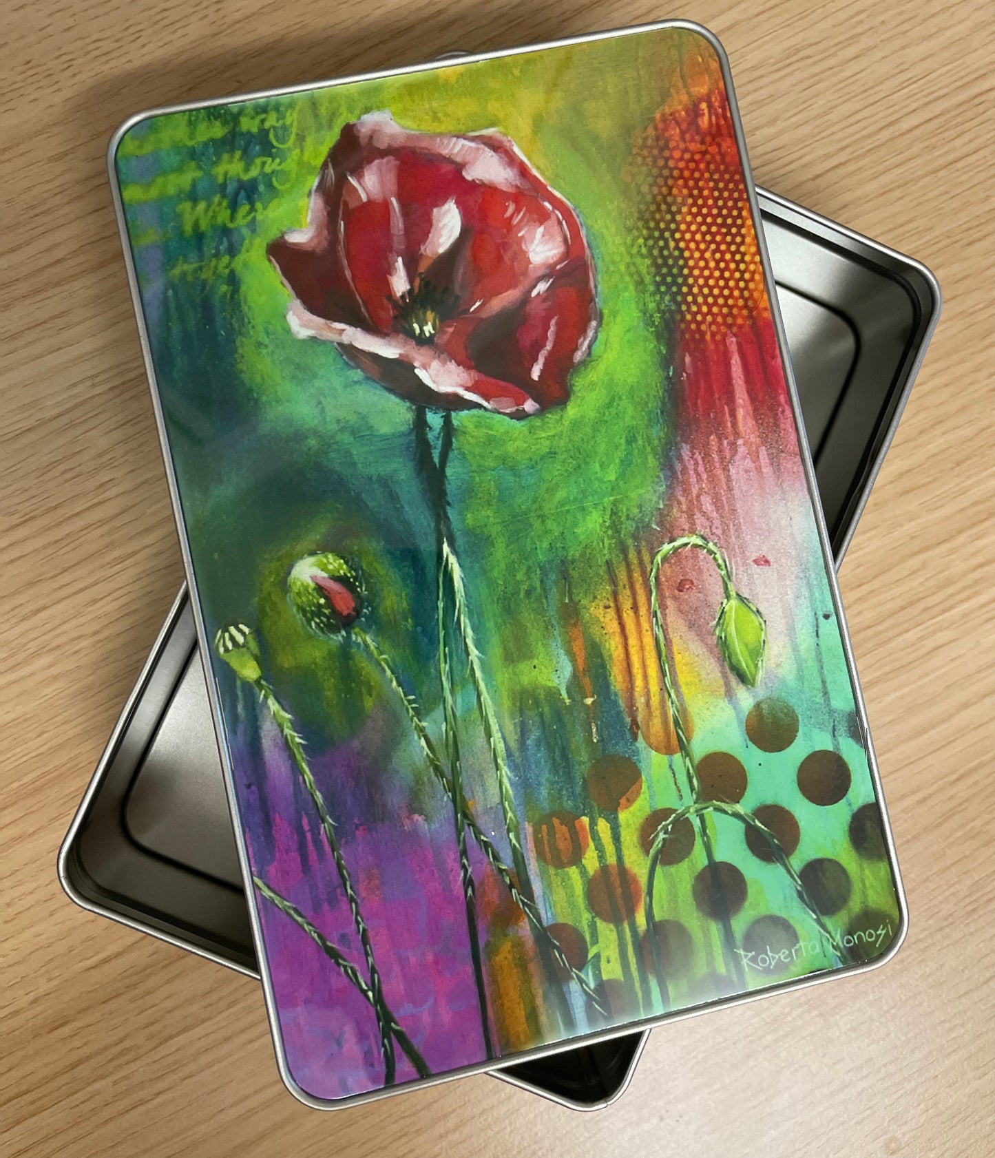 Pen storage box "Parrot"