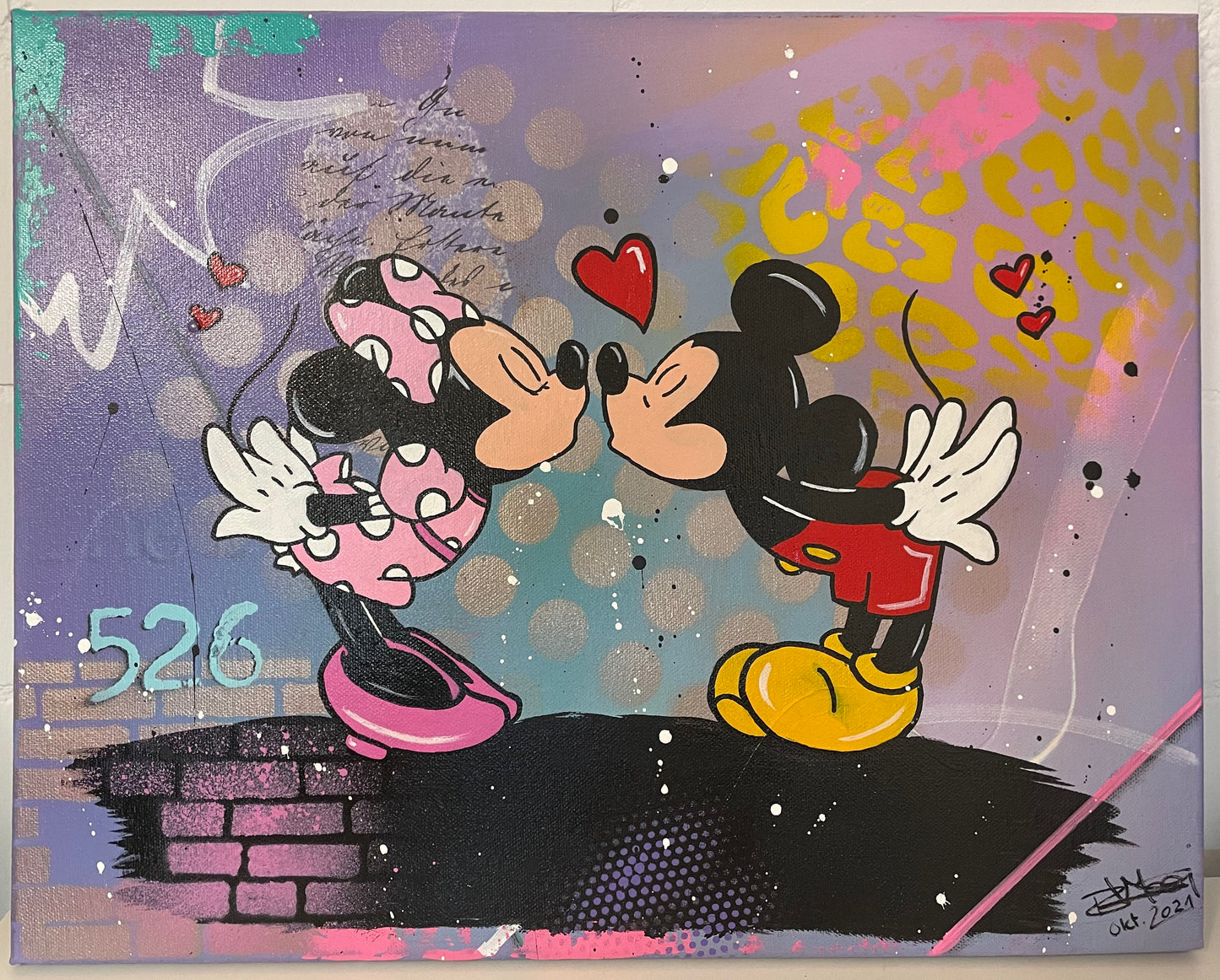 Topolino e Minnie innamorati