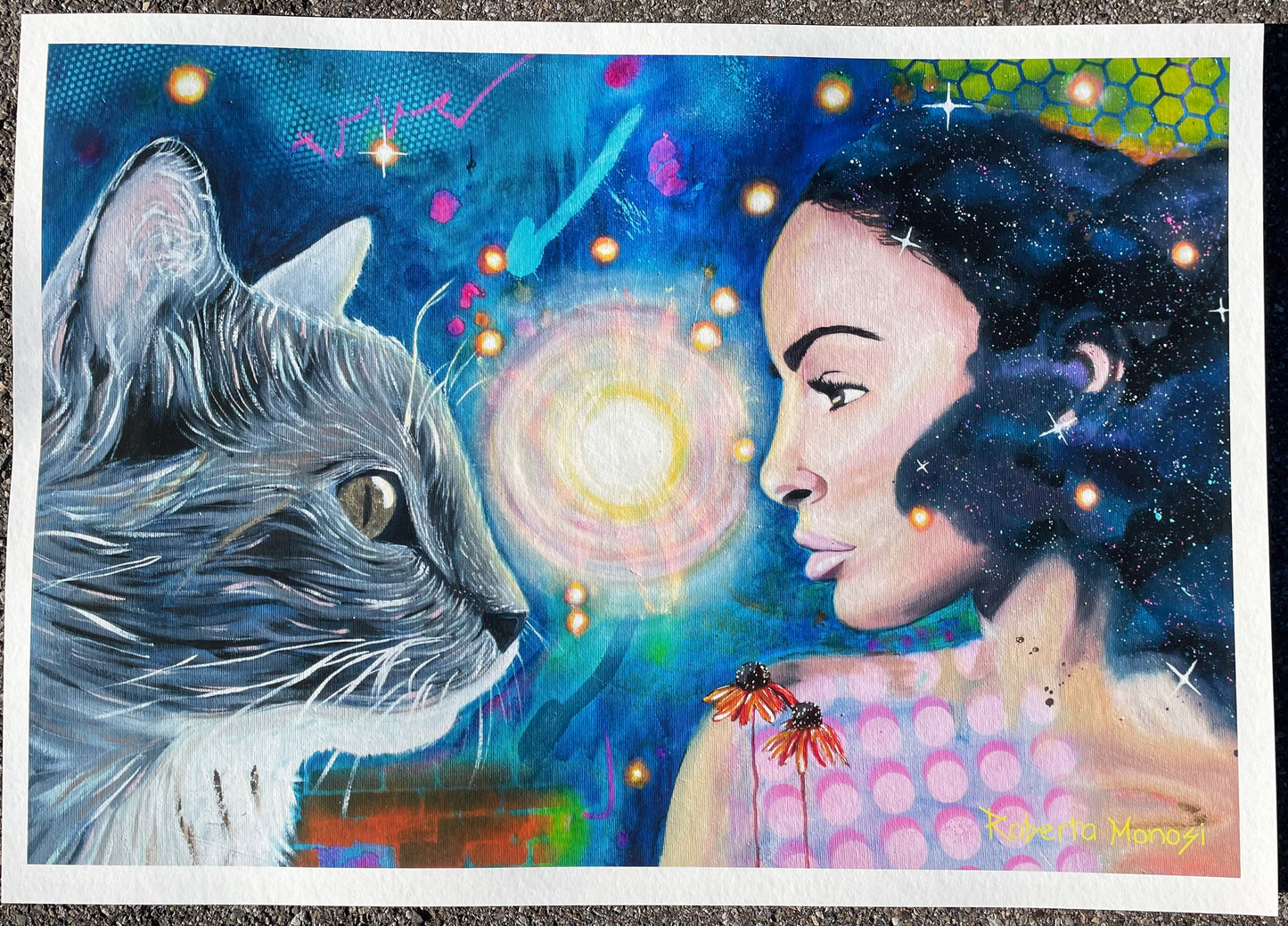 Stampa d'arte "Symbiosis in Starlight" edizione limitata