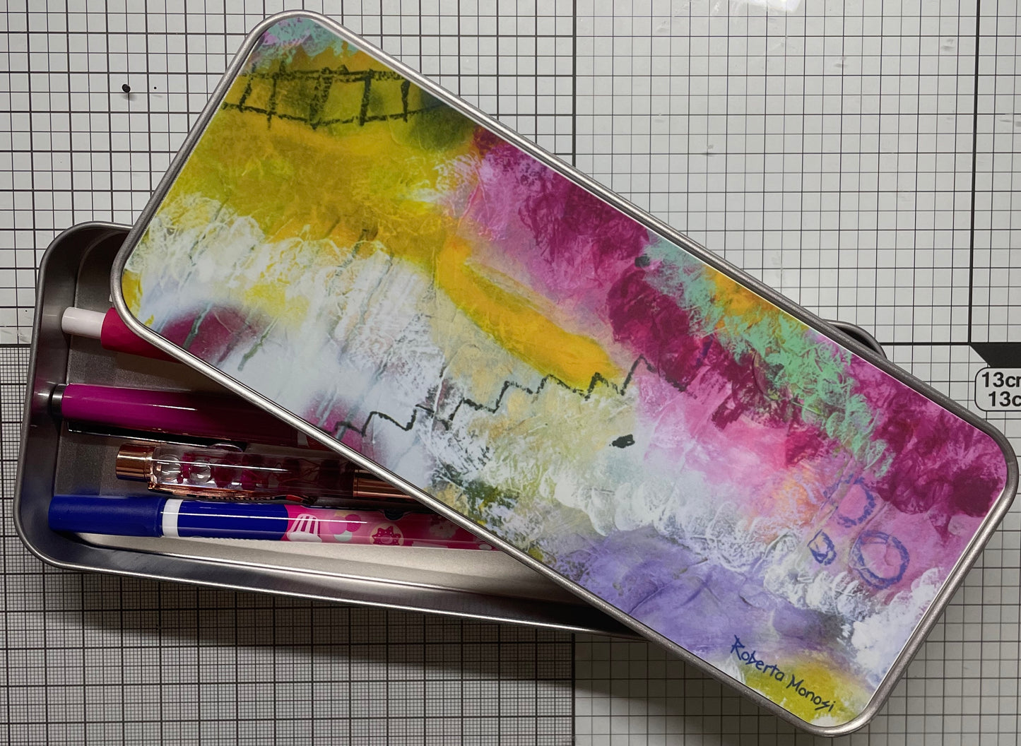 Pen storage box "Parrot"
