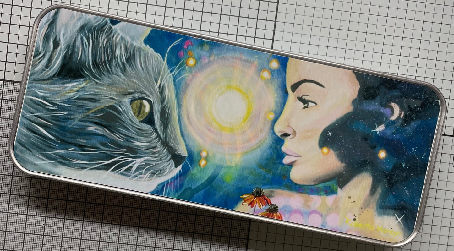 Stifte- Aufbewahrungsbox "Symbiosis in Starlight"