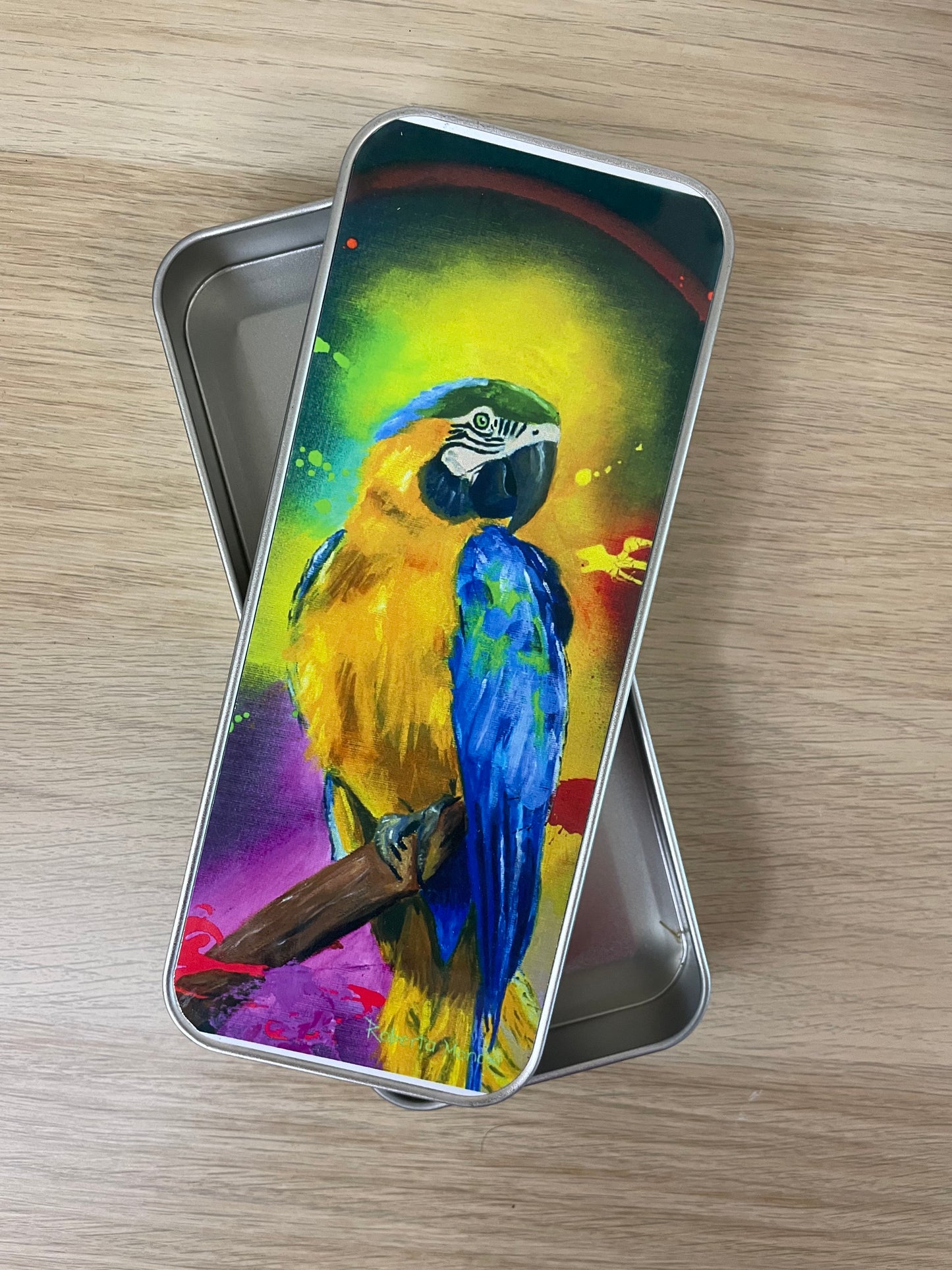 Stifte- Aufbewahrungsbox "Parrot"